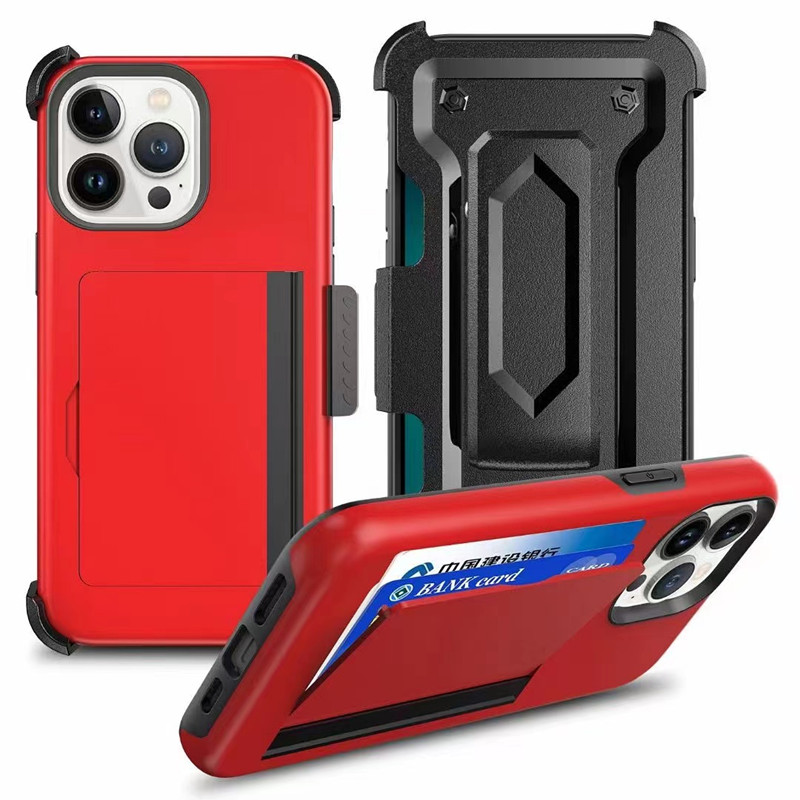 Lämplig för Apple iPhone13Pro Mobiltelefonfodral, med inbyggd kortdesign Mobiltelefonfodral och konsolt telefonläderfodral